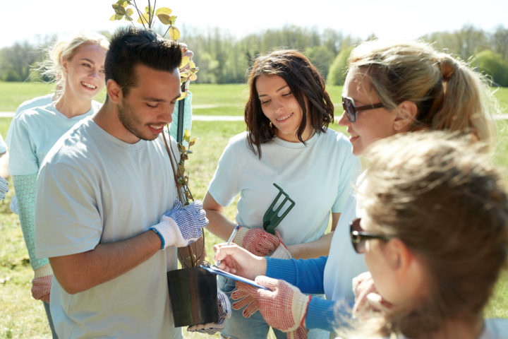 Group of volunteers
